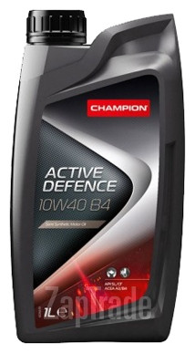 Купить моторное масло Champion oil ACTIVE DEFENCE 10W40 B4 Полусинтетическое | Артикул 8203916
