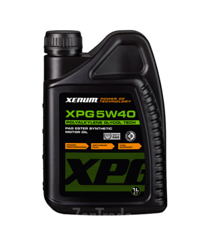 Купить моторное масло Xenum XPG 5W40 полиалкиленгликолевое на эстеровой основе PAG Синтетическое | Артикул 1600001